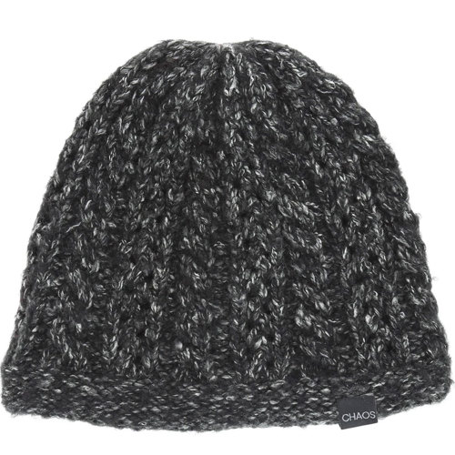 Chaos Winnie Heather Crochet Beanie for Women Heather Black